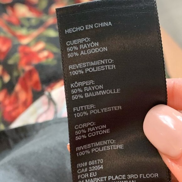 Maeve Anthropologie Rose Floral Print Short Sleeve Shift Dress - Picture 8 of 11